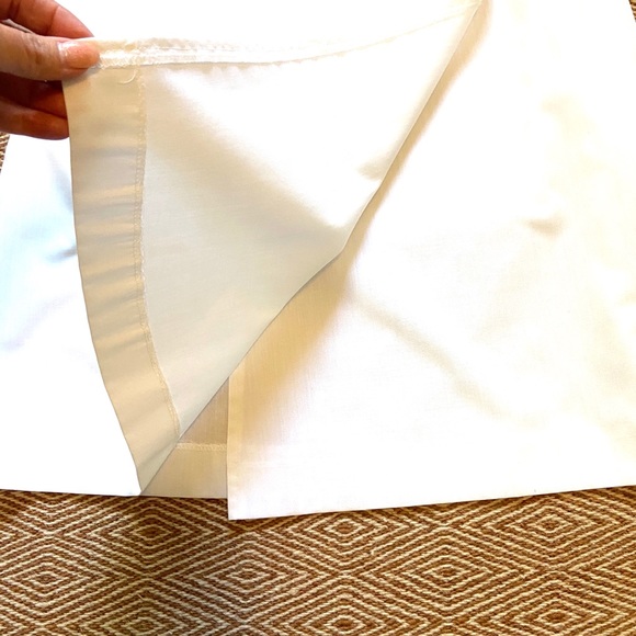 Vintage | White A-Line Wrap Skirt - Picture 7 of 11
